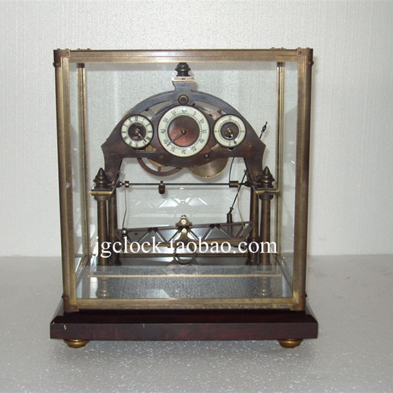 仿古钟表 古典座钟 机械钟 工艺钟表 欧式发条 6秒下翻版滚球锺