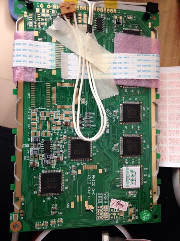 替代AMPIRE AG320240A4 320240A1 REV.D全新可通用蓝色显示屏