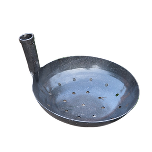 粪掏勺掏下水道漏勺淤泥污水井清理工具大号长柄老式马勺子直角锹