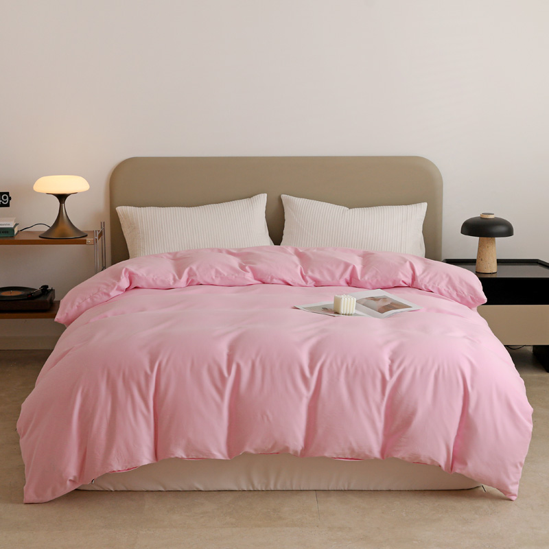 2025新款全棉純棉被套單件純色秋