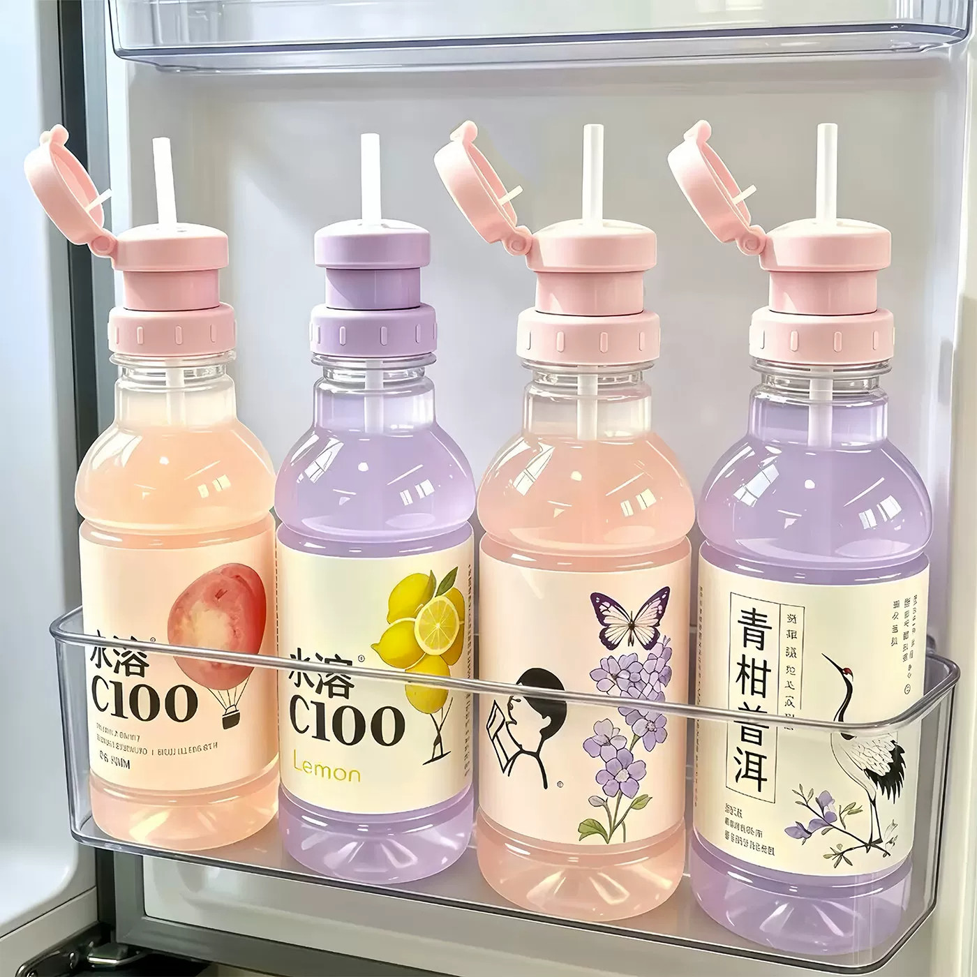 矿泉水瓶通用防呛吸管盖