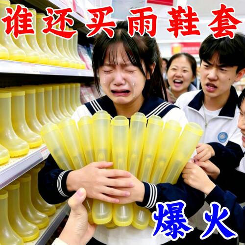 硅胶防水防滑加厚耐磨雨鞋套