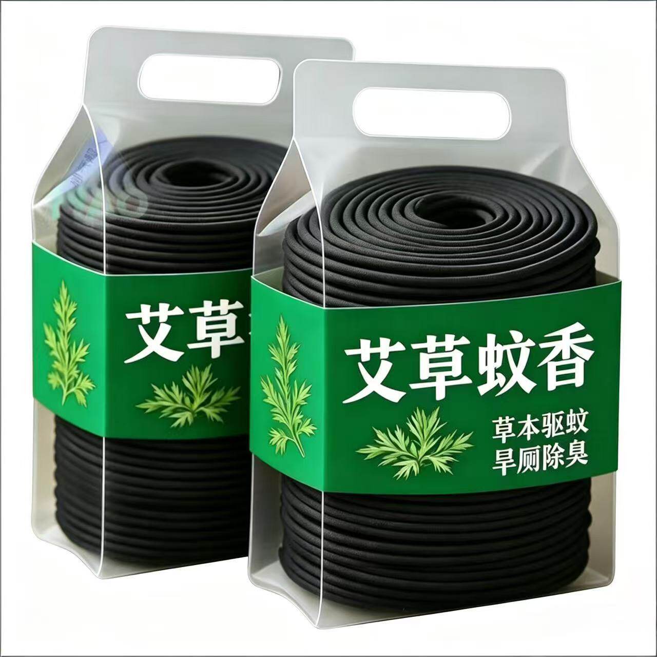艾草清香微烟家用驱蚊蚊香盘