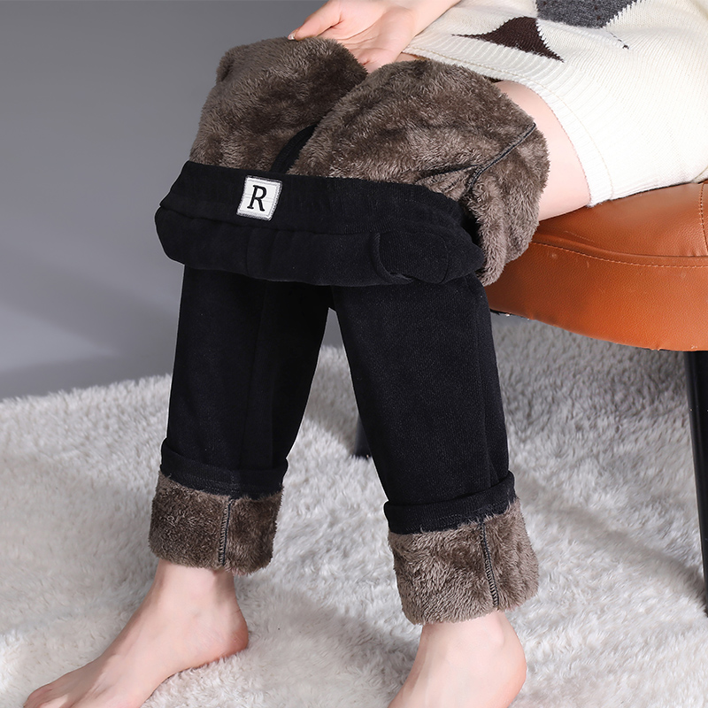 雪尼尔运动裤女春秋冬季