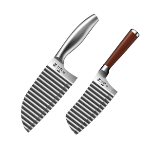 304狼牙土豆刀具商用波纹刀切菜神器波浪刀不锈钢多功能花边切刀