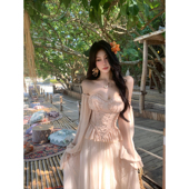 抹胸上衣女2026早春新款 牛了牛了 法式 雪纺鱼骨胸衣性感吊带背心