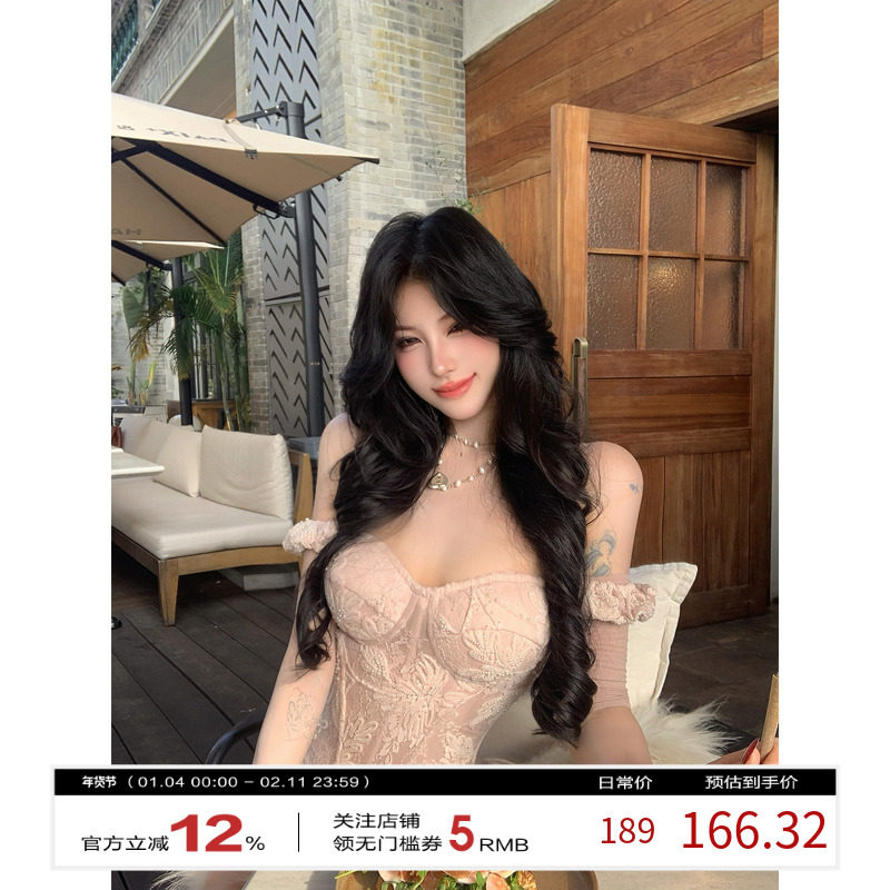 牛牛【浓情百利甜】法式蕾丝性感鱼骨胸衣套装N25B30048,女装/女士精品,时尚套装,淘宝优惠券,粉丝福利购,淘宝优惠卷