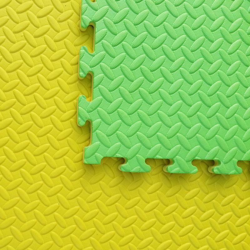 树叶纹泡沫地垫1米*1米早教中心幼儿园淘气堡舞蹈训练拼接垫子