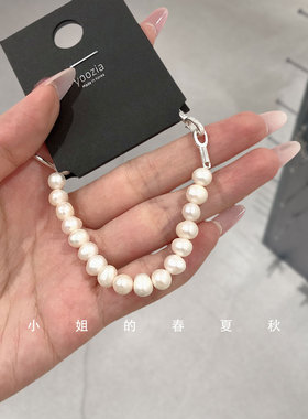 韩国饰品ins风气质时尚手环简约个性高级感百搭天然珍珠手链