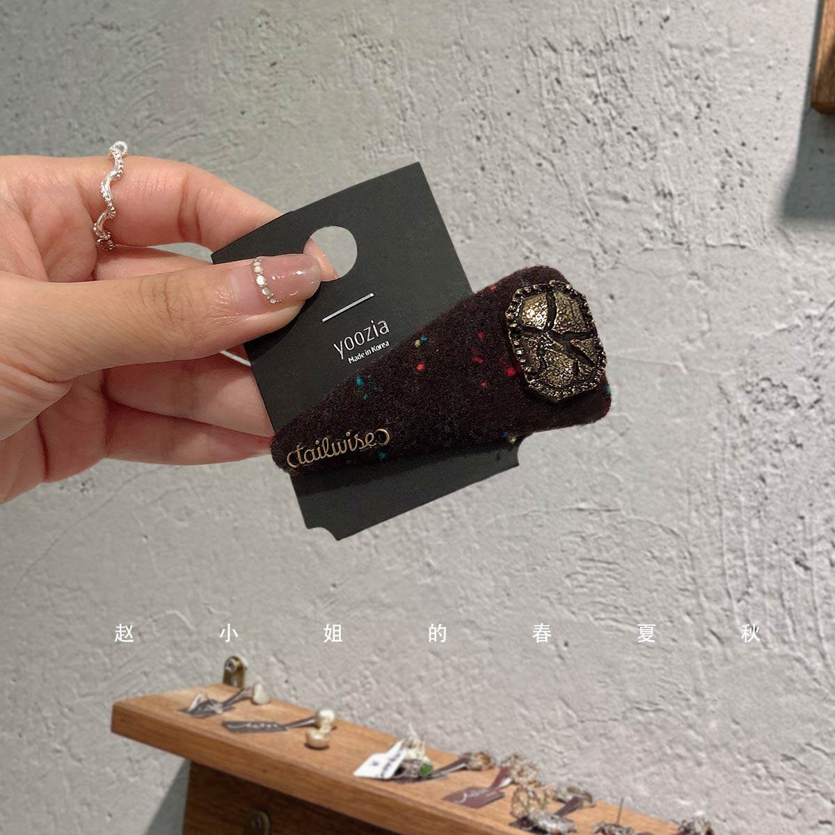 秋冬毛呢新款韩国发饰彩色点点BB夹发夹复古高级感图标掰掰夹,饰品/流行首饰/时尚饰品新,发饰,淘宝优惠券,粉丝福利购,淘宝优惠卷