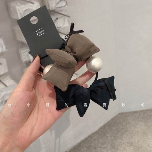 韩国发饰简约设计蝴蝶结发绳发圈