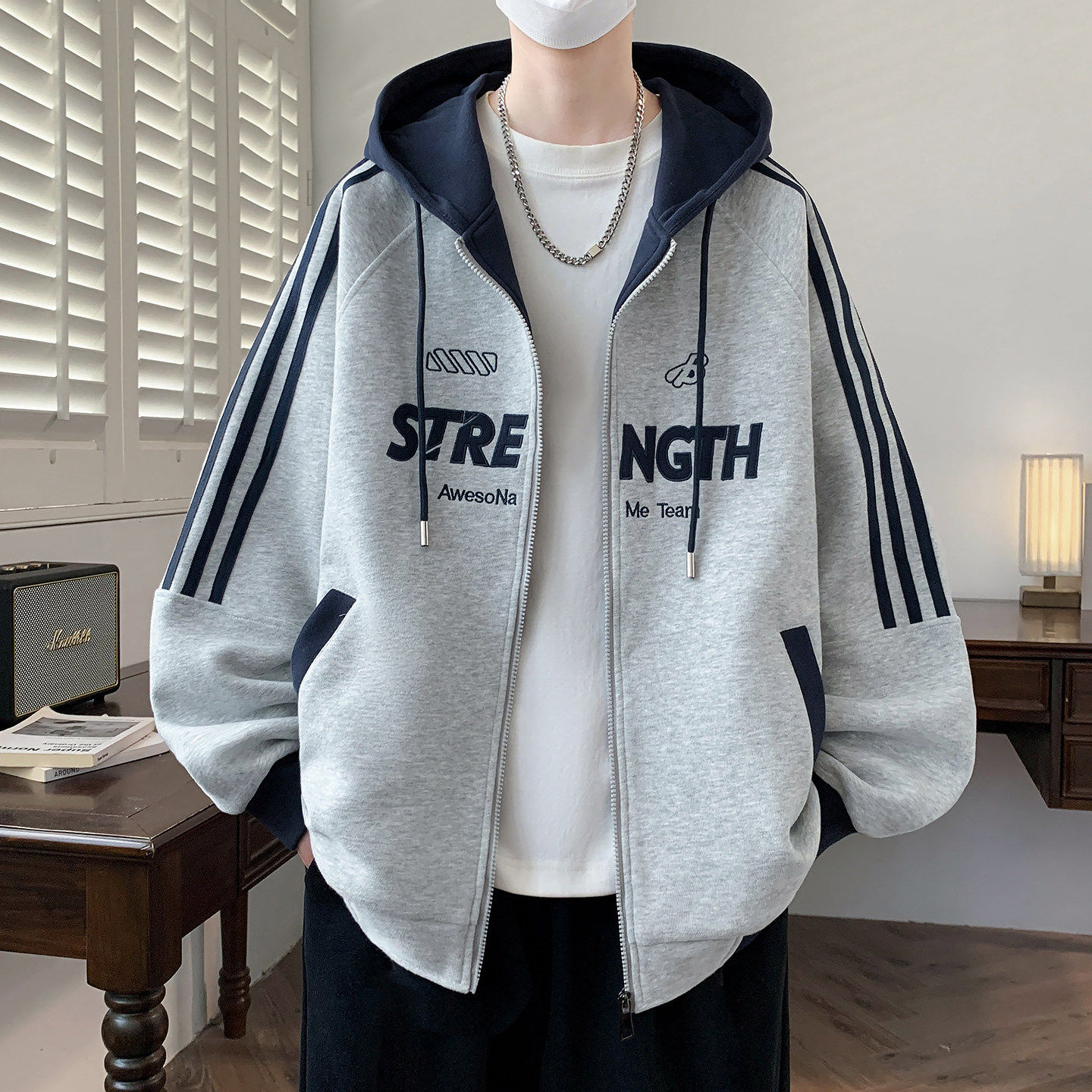 棒球服外套男孩春秋季新款初高中学生休闲青少年帅气大童运动上衣