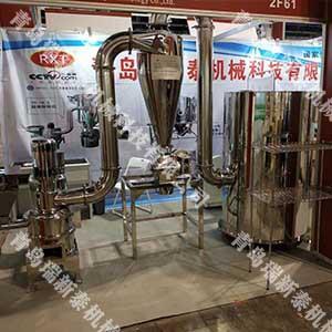 超微机组粉碎机中药材树脂化工磨粉机超细干磨大型粉碎机组