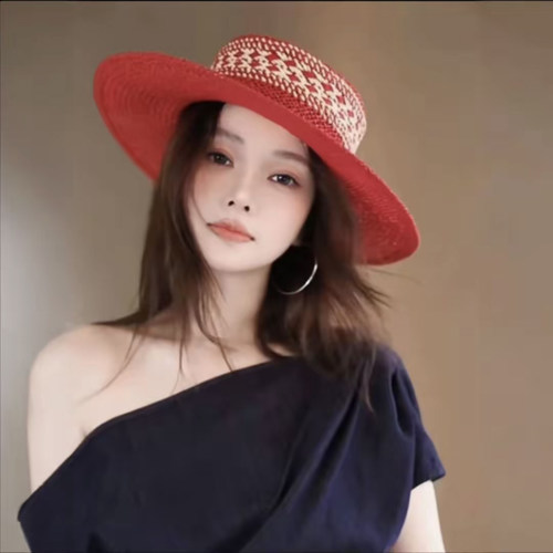 明星同款夏季女巴拿马遮阳帽