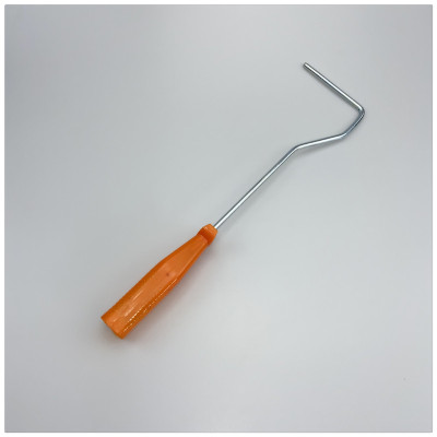 2寸4寸6寸8寸油漆滚筒刷支架小拇指迷你黄色手柄地坪乳胶漆内外墙