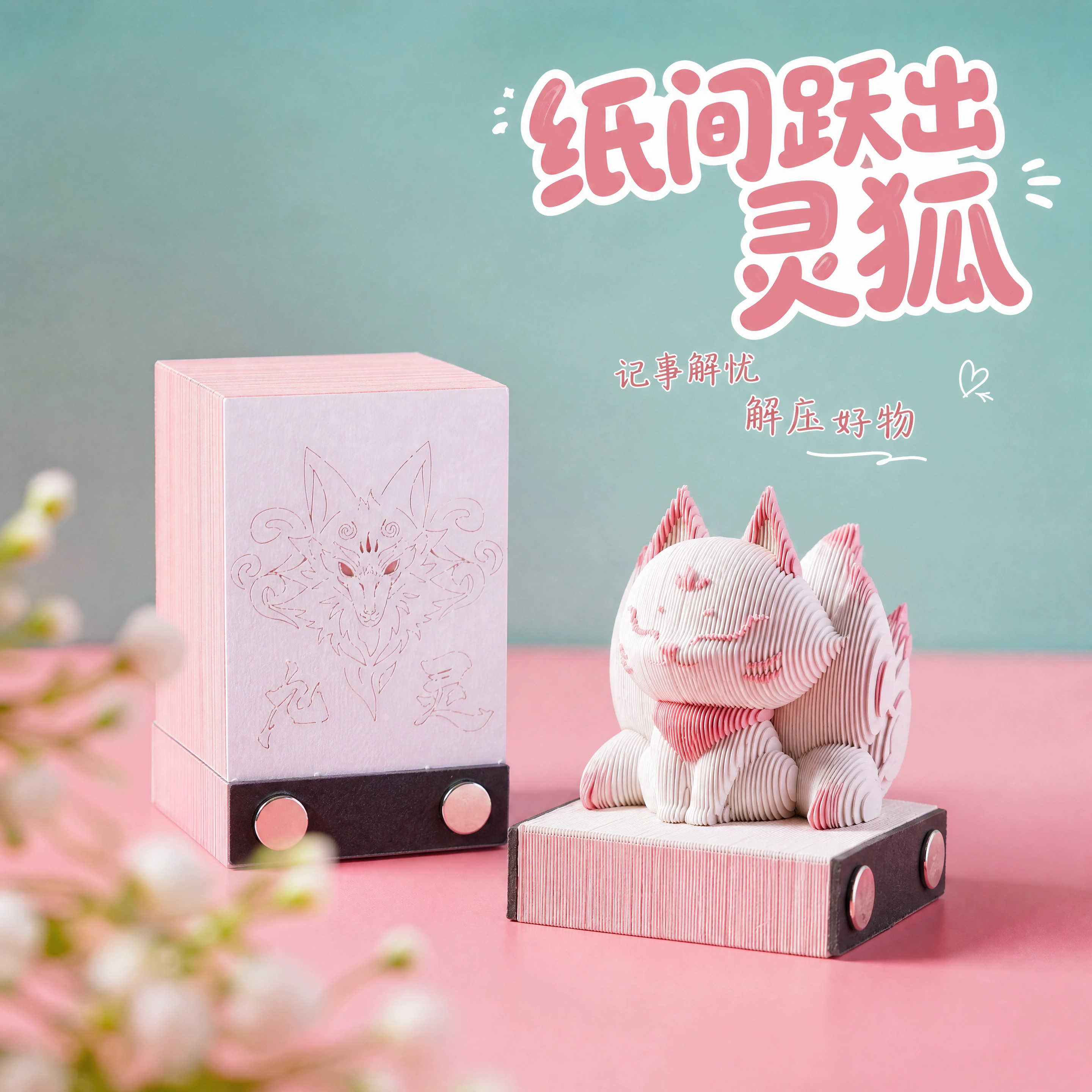 创意纸雕动物造型礼盒手工摆件