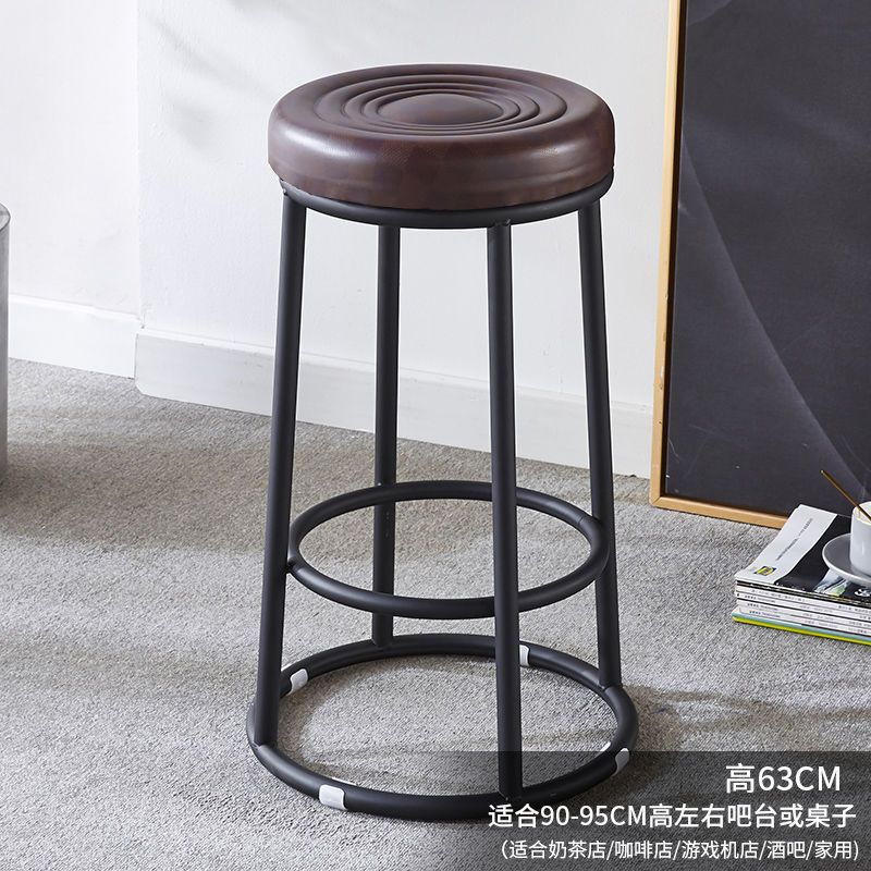 Lp高脚登子轻奢酒吧椅咖啡厅手机店前台ktv高凳子游戏厅凳子吧台