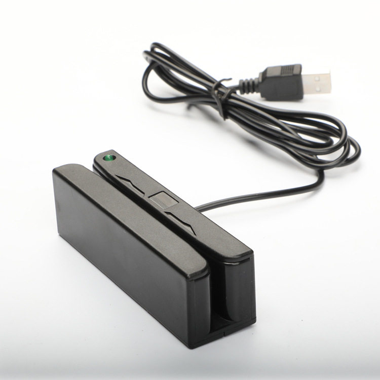 USB单二轨磁条卡阅读器磁条刷卡机器读卡器 Magnetic Card Reader