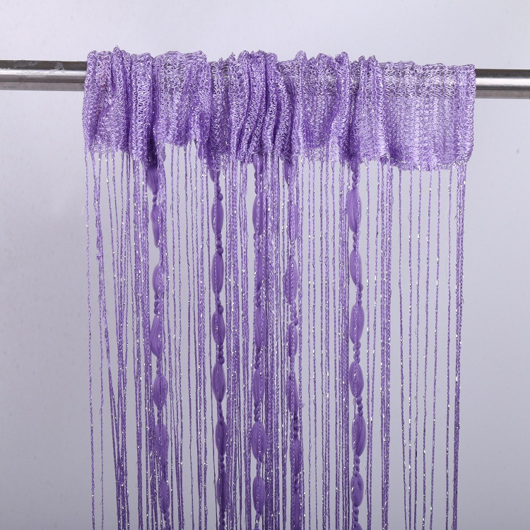 跨境新款银丝灯笼线帘 家居书房客厅卧室隔断帘