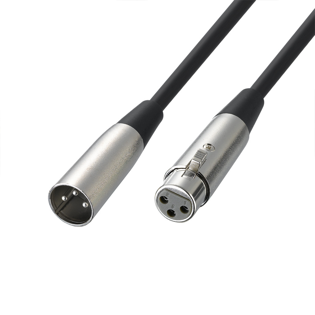 现货  黑色 20米 平衡麦克风 XLR 卡侬头公对母音频话筒线