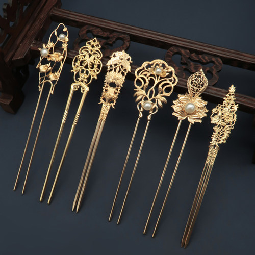 发簪古风高级镂空百搭供养人