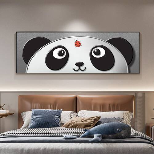 卧室现代简约装饰画温馨卡通动物