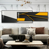 北欧客厅装 饰画沙发背景大气晶瓷叠加画轻奢现代简约卧室床头挂画