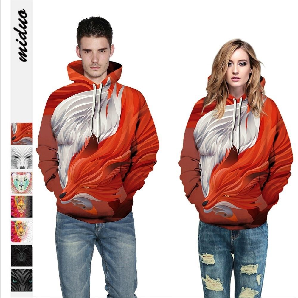 Explosion models women's 2018 lovers with hooded sweater