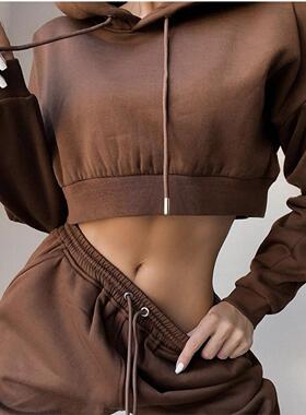 2020亚马逊速卖通大码欧美女运动休闲套装Casual suit for women