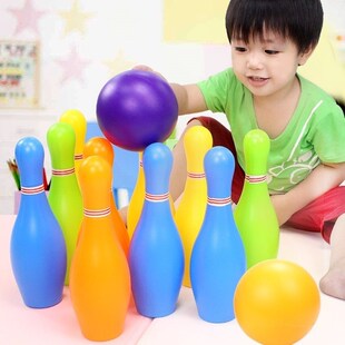Children's bowling toy set children's ball toys indoor large