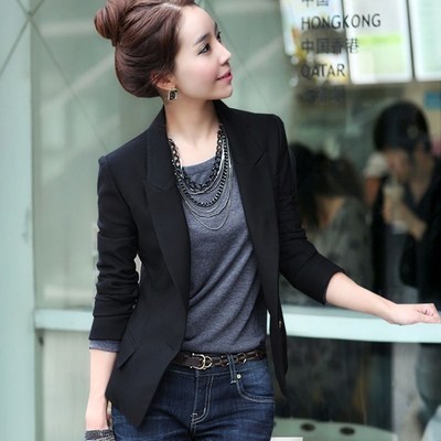 Suit Blazer For Women Cardigan Coat Autumn Ladies Jacket 女