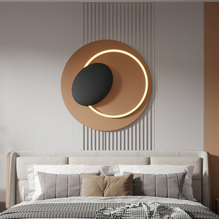 现代轻奢壁饰挂件墙上装饰品客厅挂饰极简设计师款金属壁饰立体