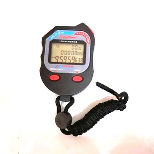 Any Time游泳跑步计时器学校运动比赛电子秒表！100道记忆跑表309