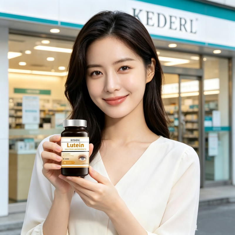 KEDERL叶黄素软凝胶蓝莓叶黄素酯玉米黄质胡萝卜素DHA藻油维生素C