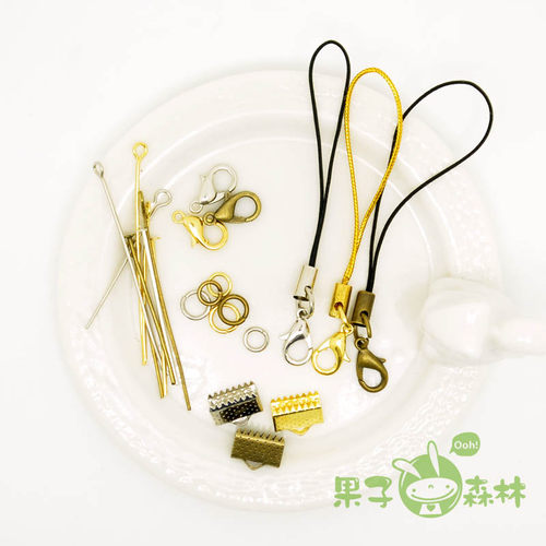 diy羊毛毡材料包手机绳开口圈
