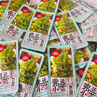 鱼乐味视弗兰小菜贡菜鲜湘味鲜辣味开胃酸辣下饭酒菜休闲零食小吃