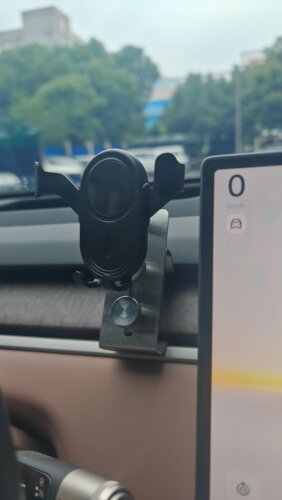 适用蔚来乐道L90手机支架底座可拆卸无损安装L80自制304不锈钢