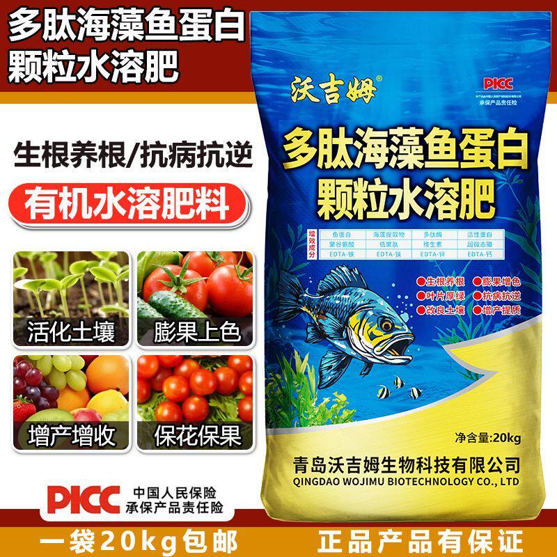 多肽海藻鱼蛋白颗粒水溶