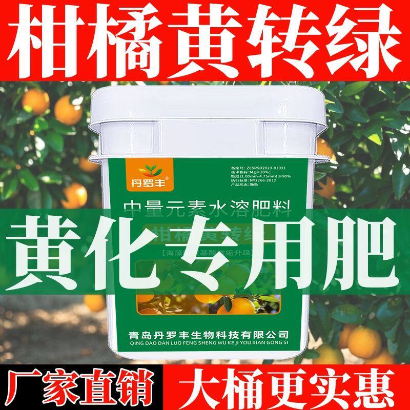 柑橘黄转绿肥料改善黄化