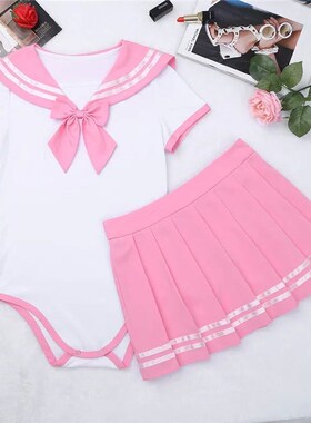 YiZYiF Sexy Cosplay Diaper Lover ABDL Adult Baby Romper