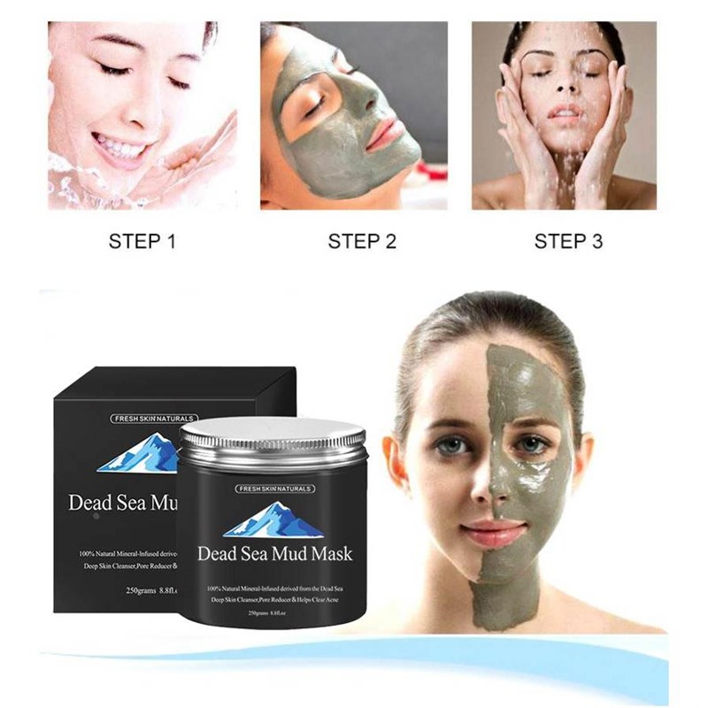 peel off Cleanser Dead Sea Mud Mask face body海洋深层泥面膜