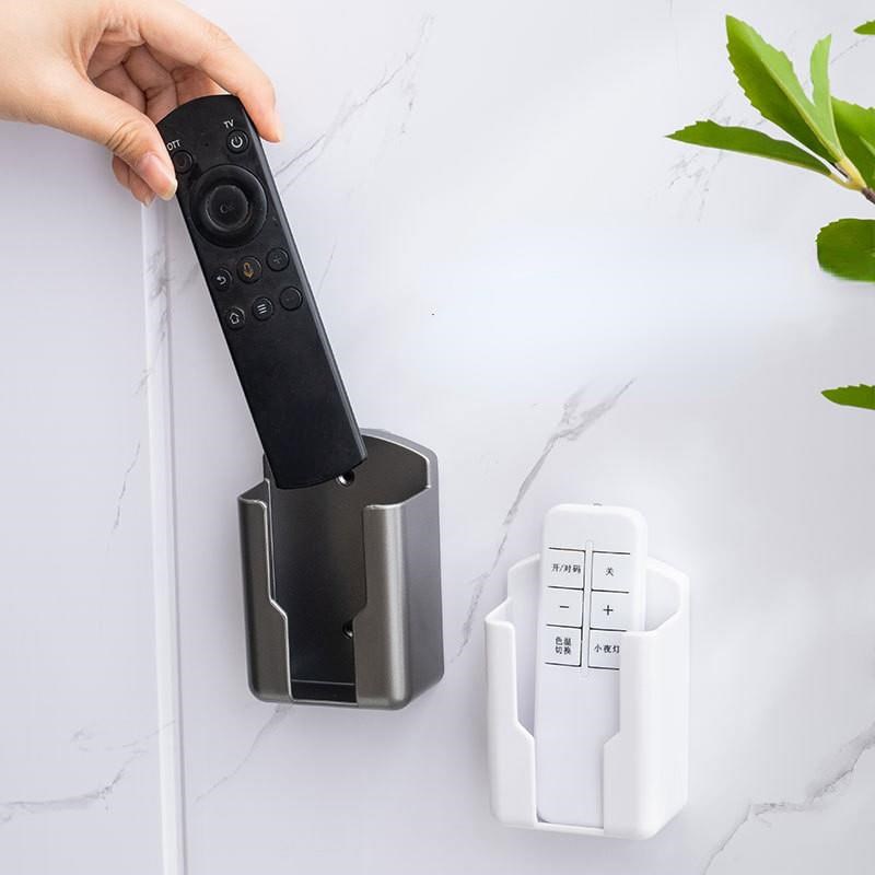 1pcs Air Conditioner Remote Holder Universal White Wall Moun