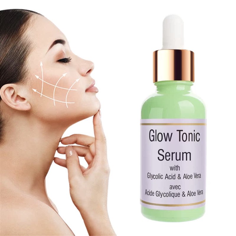 Glycolic Acid Aloe Vera Face Serum Moisturizing Reduces Acne