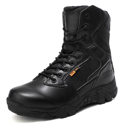 High Quality Military Leather Combat Boots for Men Combat Bo