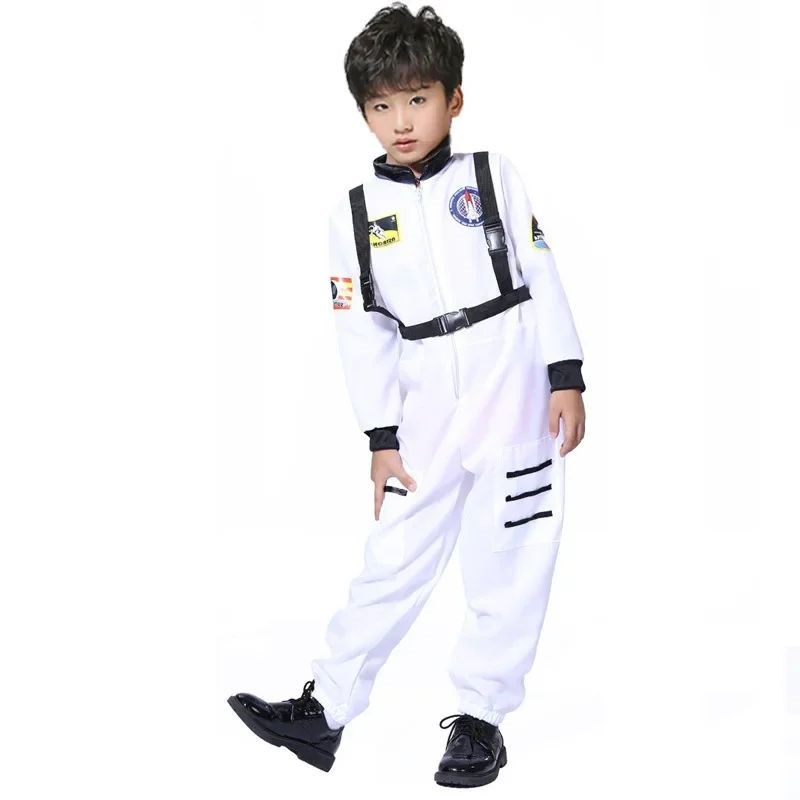 Halloween Spaceman Costume For Kids Astronaut Pilot Costume