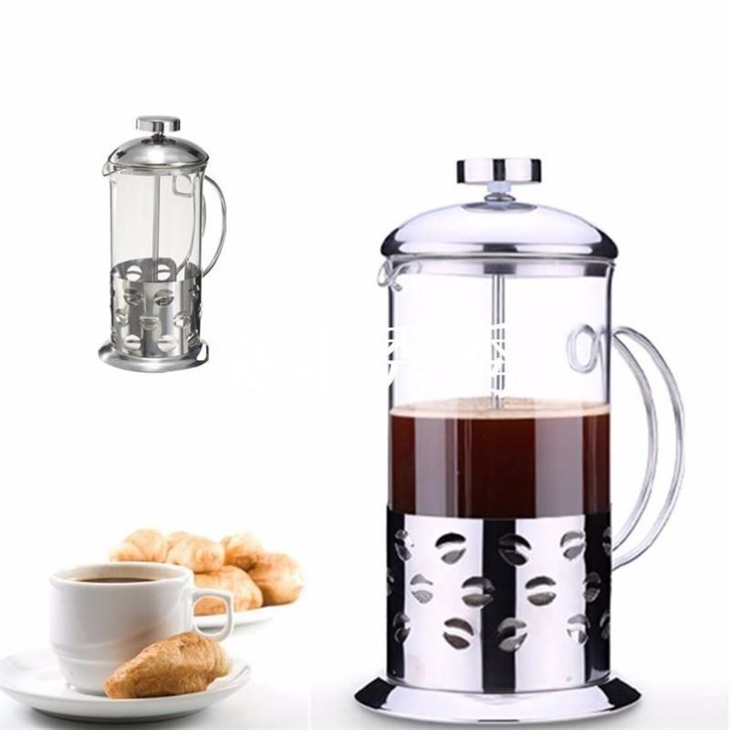 manual coffee espresso maker pot stainless steel glass teapo