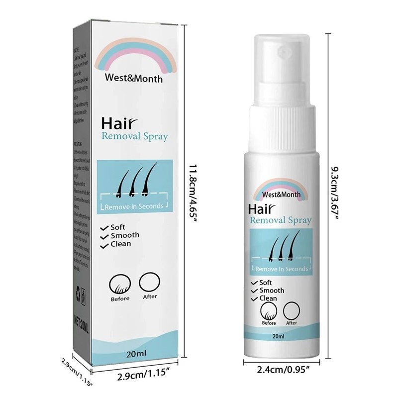 20ml Permanent Hair Removal Spray Painless Armpit Legs Arm H