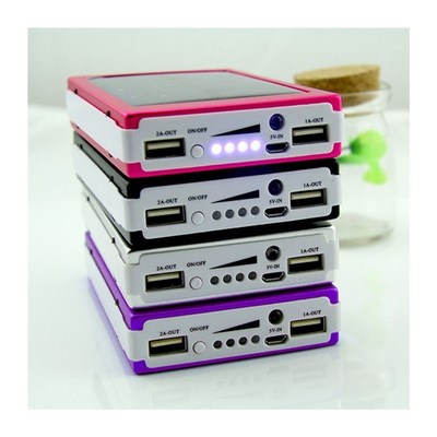 2021 New (No Battery) 18650 Solar Power Bank Charger DIY Box