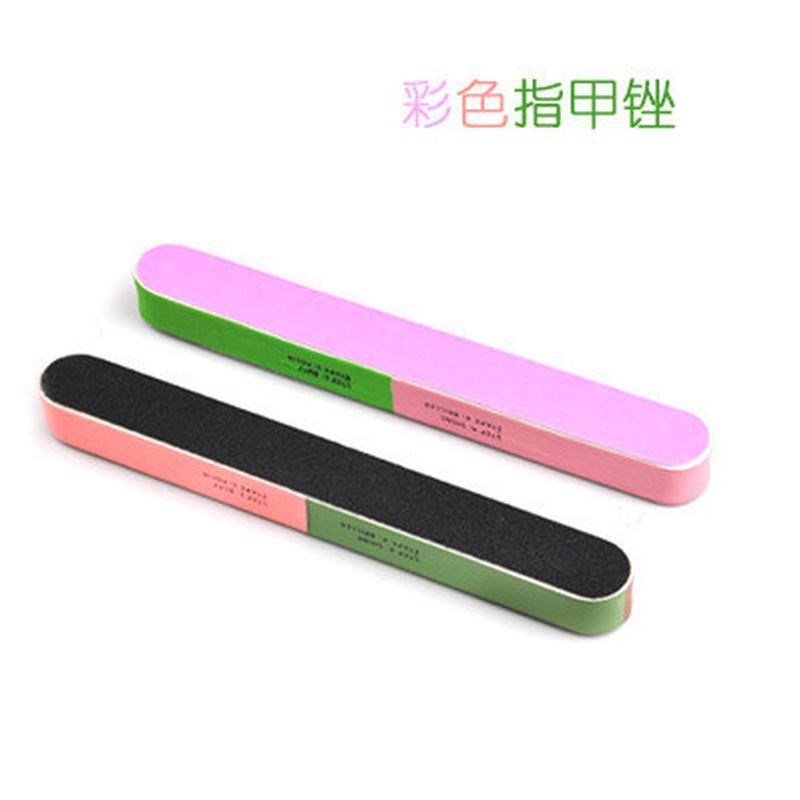fashion high quality article six-sided nail filer color rand
