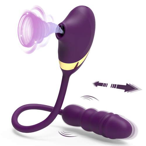 Sohimi Clitoral Thursting Sucking Vibrator Clitoris Tongue D